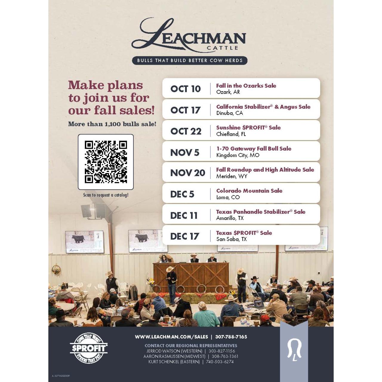 Leachman Cattle Fall 2026 Sales