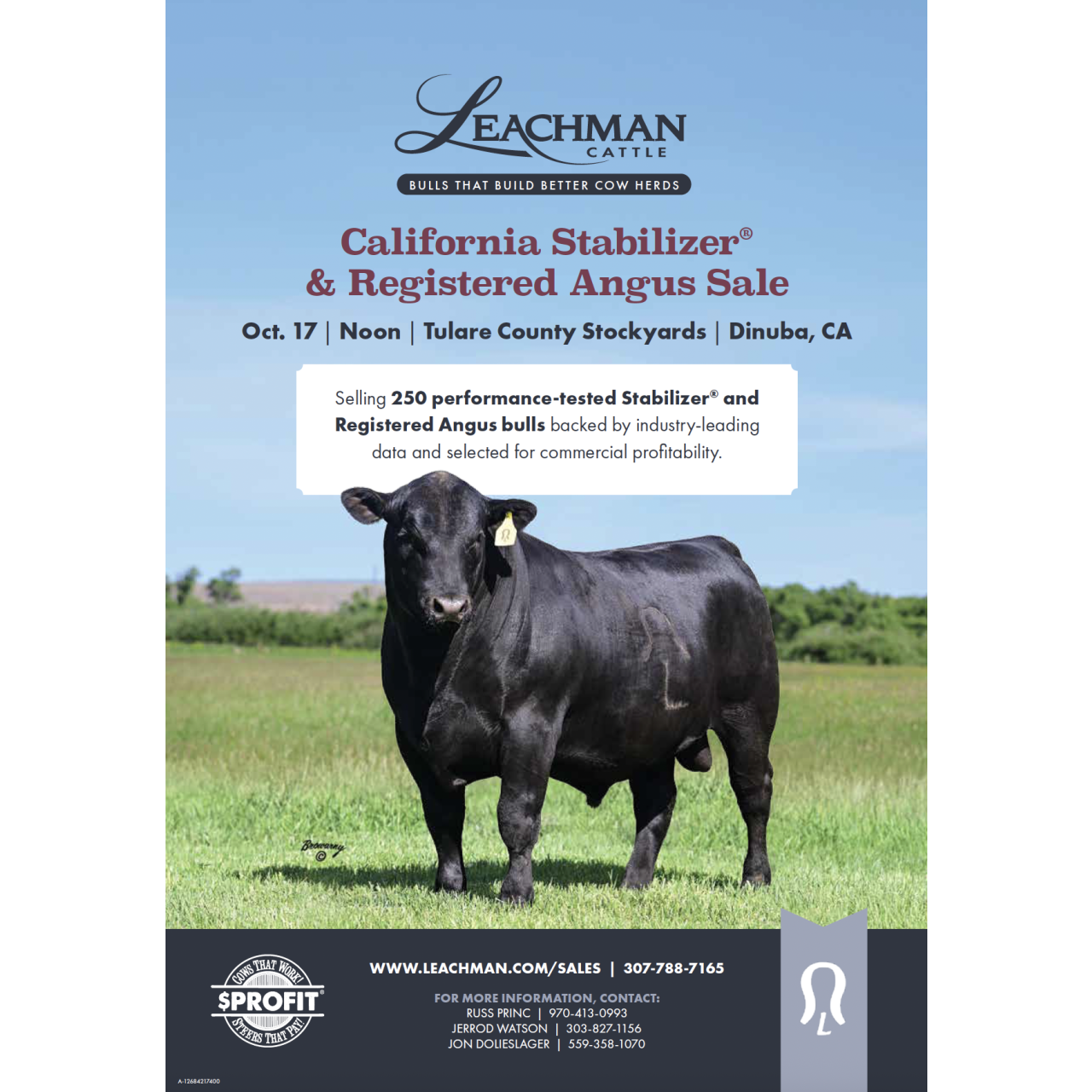 Leachman Cattle California Stabilizer & Angus Sale