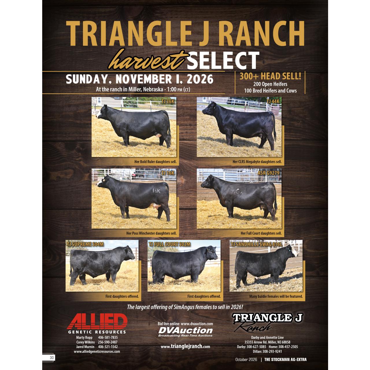 Triangle J Annual Female Sale